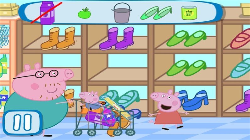 Мод для Свинка Пеппа в Супермаркете на Android. Поход по магазину!