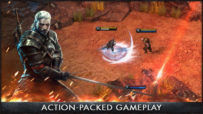 Взломанная версия для The Witcher: Battle Arena на Android!