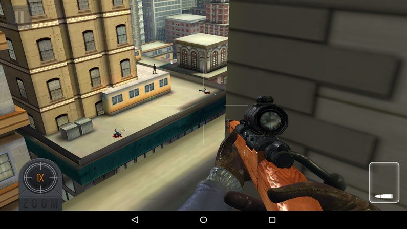 Взломанная версия для Sniper 3D Assassin на Андроид!