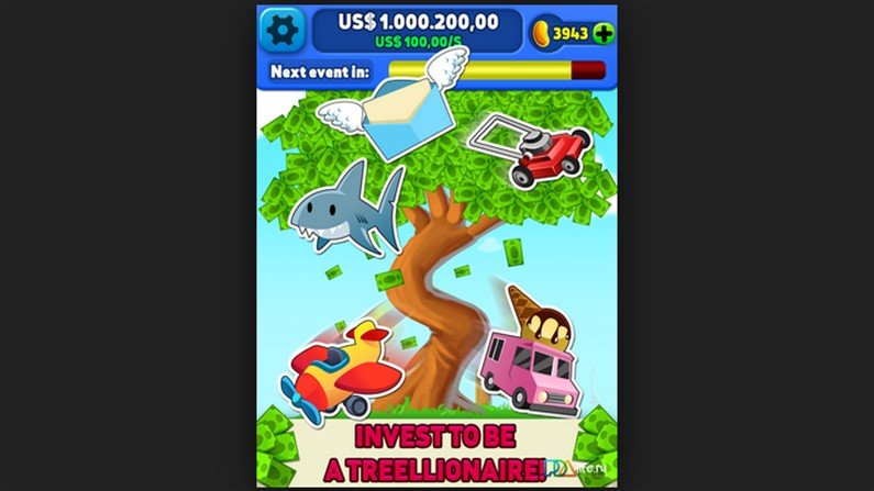Мод для Money Tree - Clicker Game на Андроид. Денежное дерево!