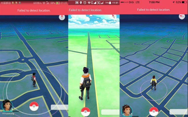 Pokemon GO Failed to detect location   